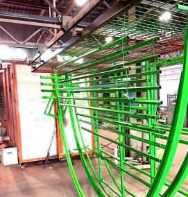 Окраска профильной трубы - тип 4