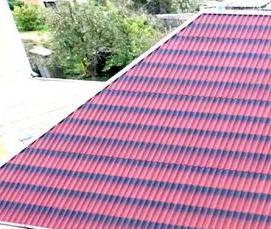Ондулин черепица красный - тип 1