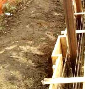 Опалубка под фундамент - вид 1