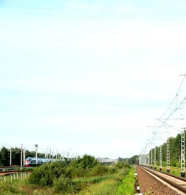 Опоры контактной сети - модель 3