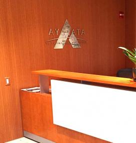 Оргстекло для ресепшена - тип 4