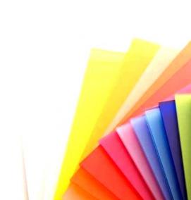 Оргстекло синего цвета - модель 1