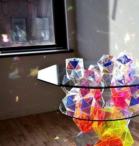 Оргстекло синего цвета - модель 3