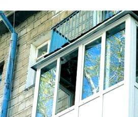 Остекление изнутри - тип 2