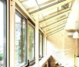 Остекление металлическим профилем - тип 3