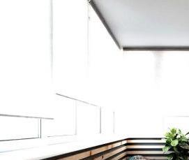 Отделка балкона деревянными рейками - вариант 1