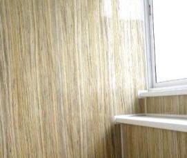 Отделка балкона ламинатом - тип 1