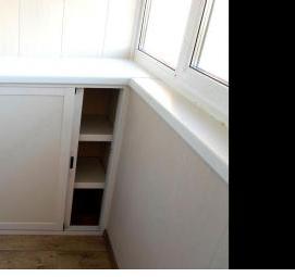 Отделка балкона панелями пвх под кирпич - вариант 2