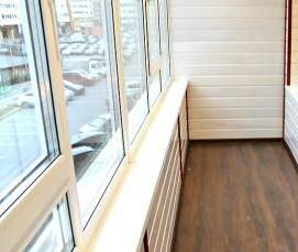 Отделка балкона пеноплексом - вариант 4