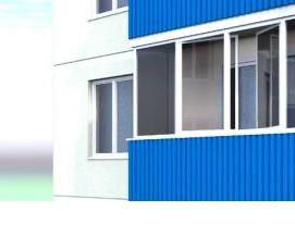 Отделка балкона: решетка - модель 4