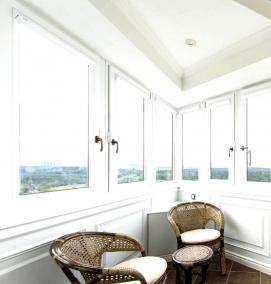 Отделка французского балкона - вариант 4