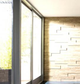 Отделка стен декоративными панелями пвх - модель 2