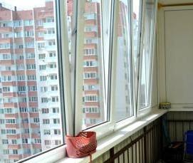 Отделка углового балкона - тип 3