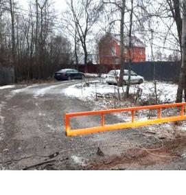 Откатной шлагбаум - тип 1