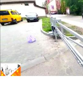 Откатной шлагбаум - тип 4