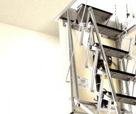 Откидные чердачные лестницы - тип 3