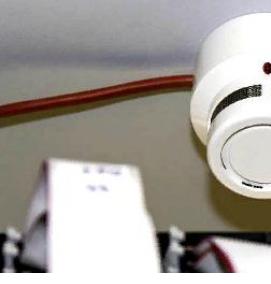 Открытая прокладка кабеля пожарной сигнализации - вариант 4