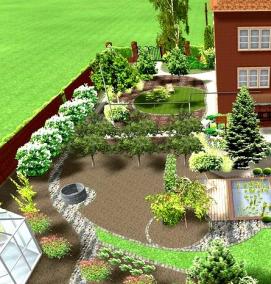 Открытое озеленение - вариант 1