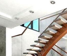 Открытые деревянные лестницы - модель 2