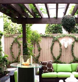 Озеленение беседки - вариант 1