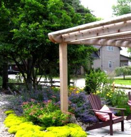 Озеленение беседки - вариант 2