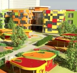 Озеленение детской - модель 2