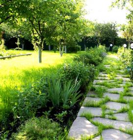 Озеленение дорожек - тип 2