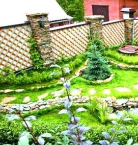 Озеленение двора - тип 4