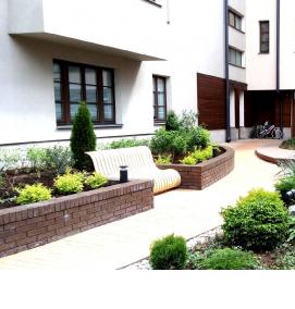 Озеленение многоквартирного дома - тип 2