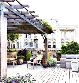 Озеленение террасы - модель 2