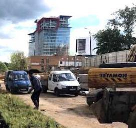 Озеленение территории многоквартирного дома - модель 3