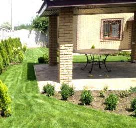 Озеленение территории участка - тип 4