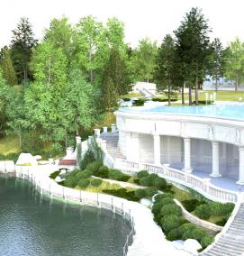 Озеленение усадьбы - тип 1