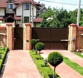 Озеленение загородного участка - вариант 3