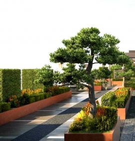 Озеленение зданий - модель 3