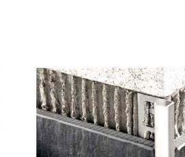 П образный профиль для плитки - тип 4