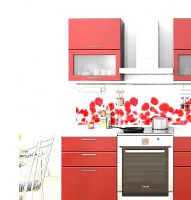 Панель пвх: маки - тип 4