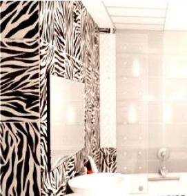 Панели пвх 3д для ванной - модель 1