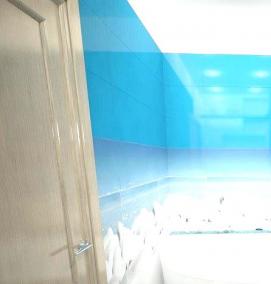 Панели пвх 3д для ванной - модель 4