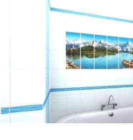 Панели пвх 3д для ванной - модель 3