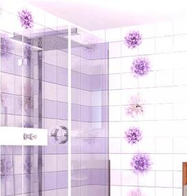 Панели пвх 3д для ванной - модель 2