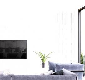 Панели пвх белый мрамор - модель 2