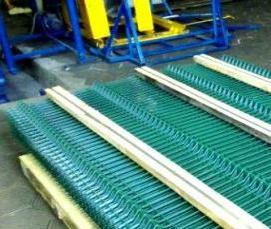 Панели заборные из 3d сварной сетки - вариант 1