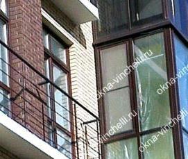 Панорамное балконное остекление - тип 3