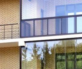 Панорамное балконное остекление - тип 2