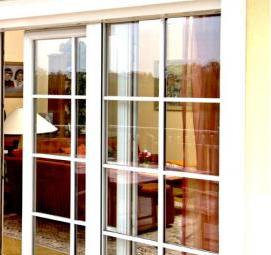 Панорамные двери на балкон раздвижные - модель 2