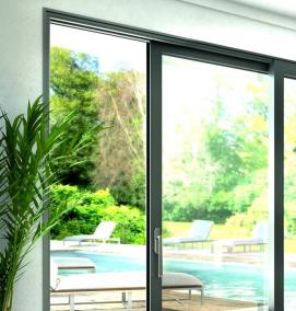 Панорамные раздвижные двери - модель 1