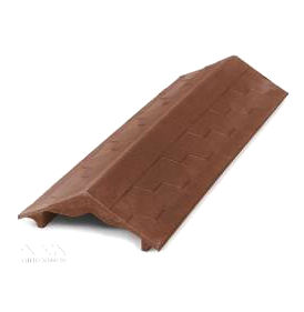 Парапет для забора - коричневый