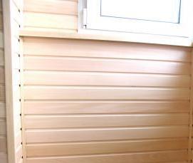 Паркетная доска на балконе - тип 3