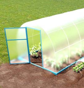 Парник из спанбонда с дугами - вариант 1